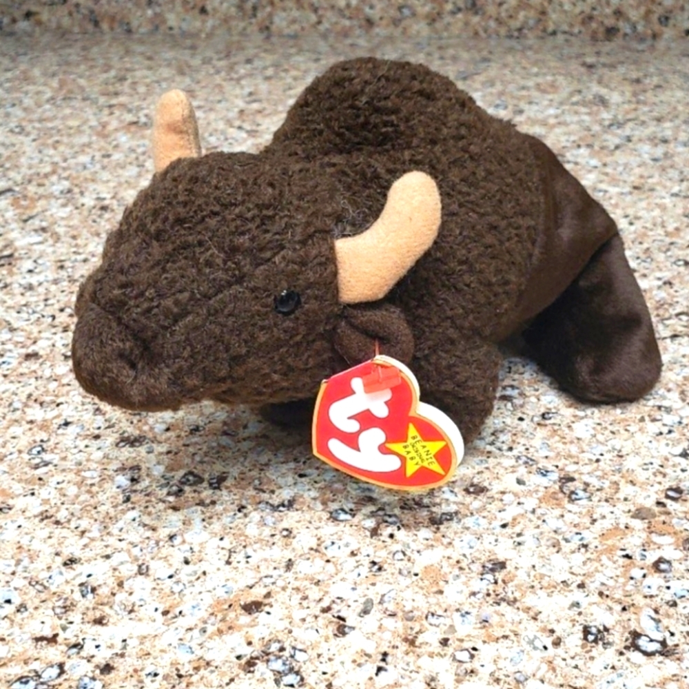 Ty Beanie Baby Roam The Buffalo 1998